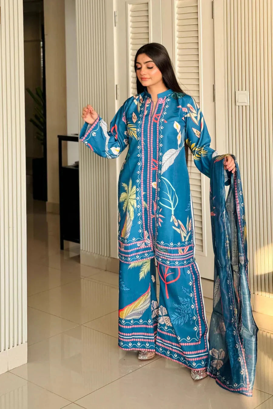 Rukhsar Three-Piece Dress royal lifestyle collections