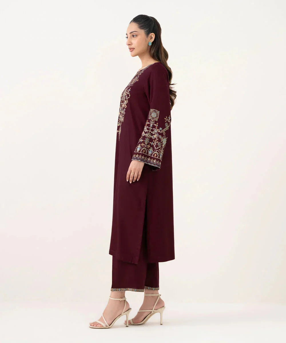 AYZA MAROON 2PCS royal lifestyle collections