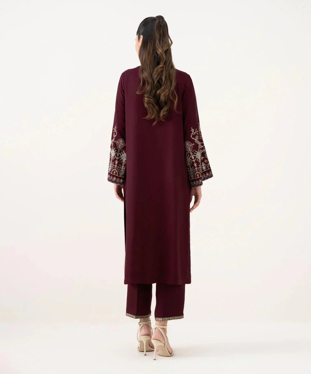 AYZA MAROON 2PCS royal lifestyle collections
