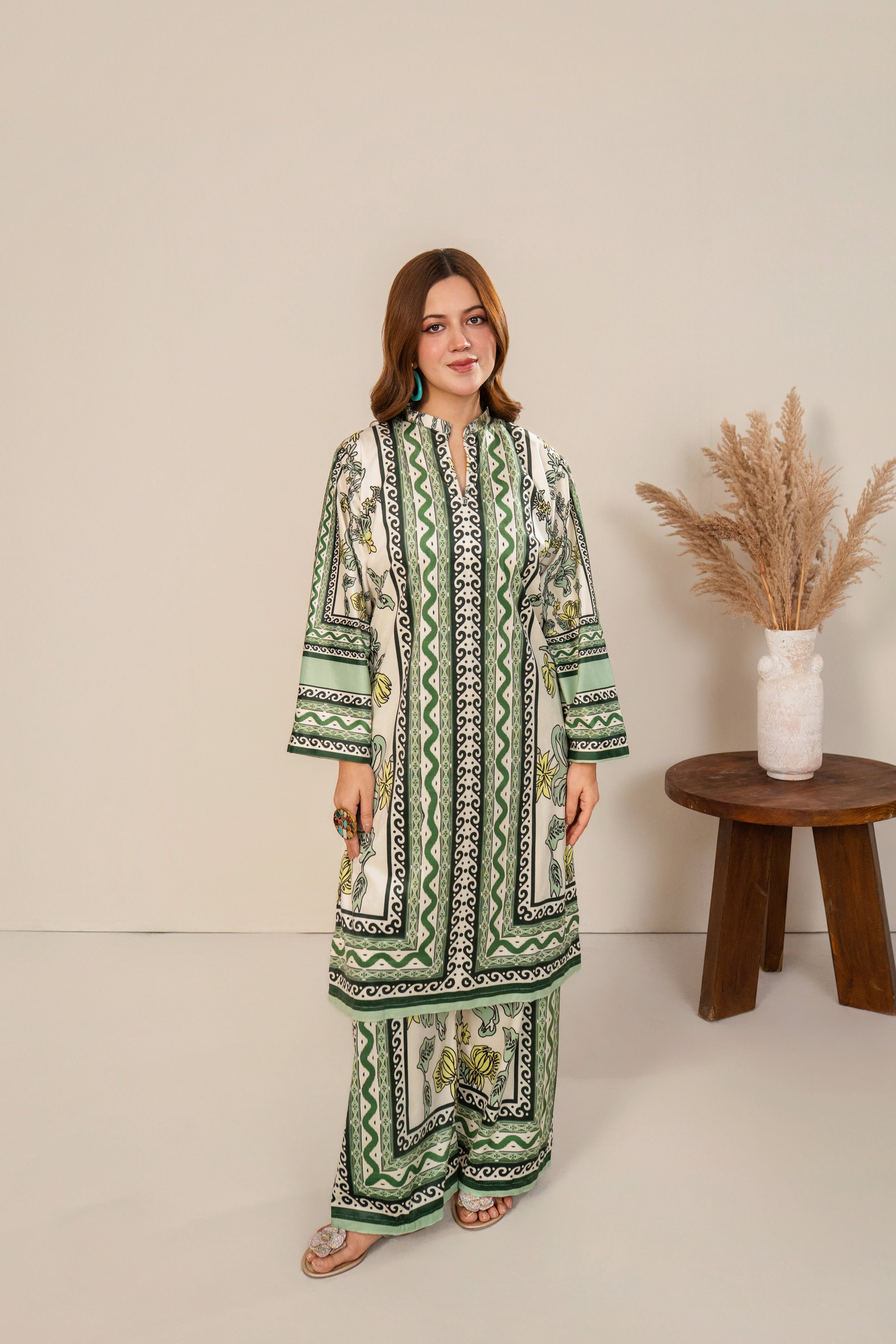 GREEN MINT VELVET - 2PCS royal lifestyle collections