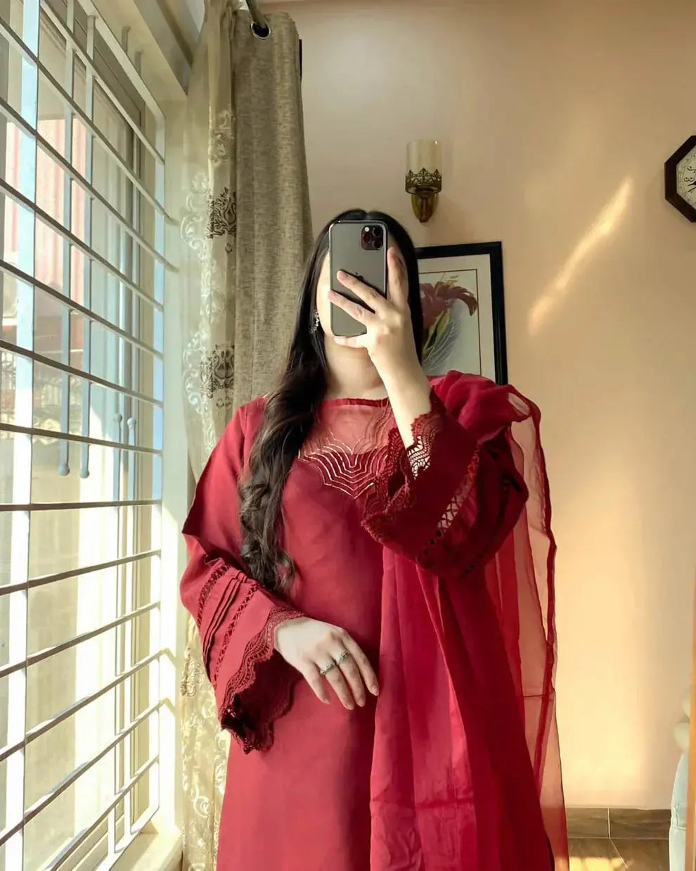 RUby Embroidered Lawn 3pc royal lifestyle collections