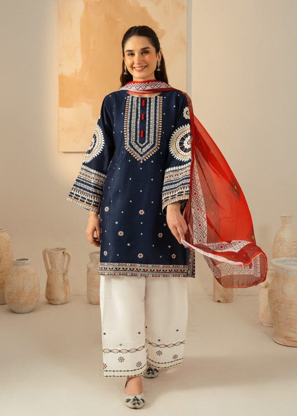 Rangraze Embroidered 3pc royal lifestyle collections
