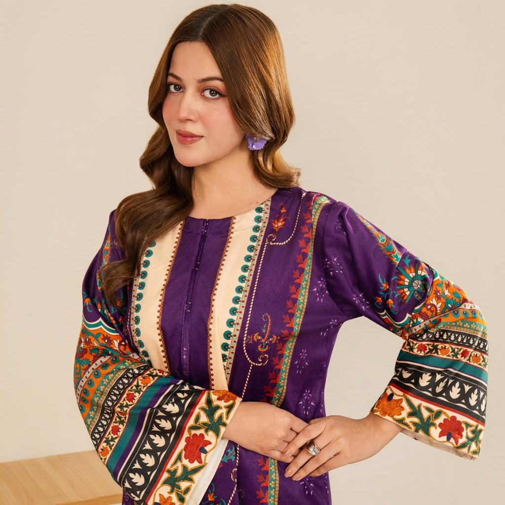 PURPLE PRETTY VELVET – 2 PCS royal lifestyle collections