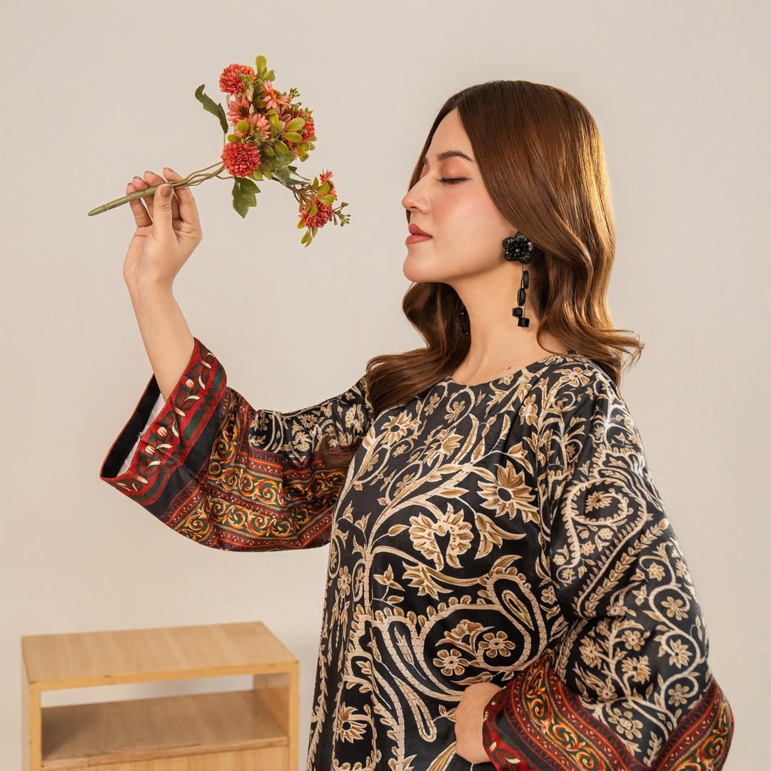 BLACK BLOOM VELVET - 2PCS royal lifestyle collections