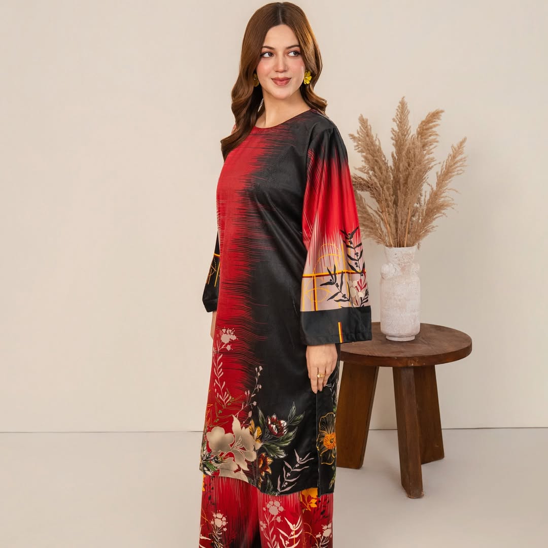 RED LOVE VELVET - 2PCS royal lifestyle collections