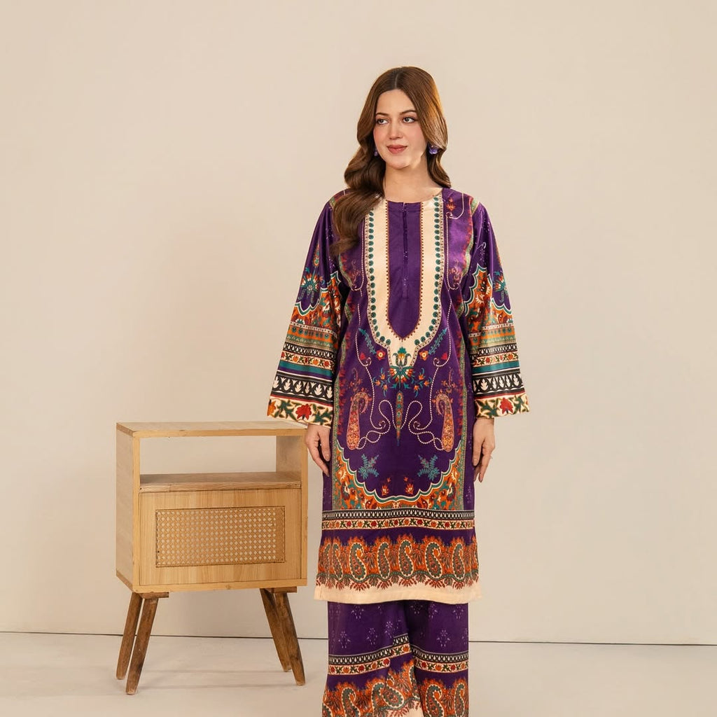PURPLE PRETTY VELVET – 2 PCS royal lifestyle collections
