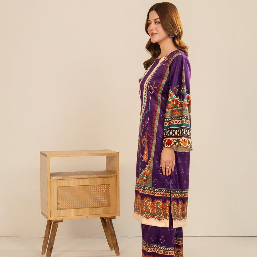 PURPLE PRETTY VELVET – 2 PCS royal lifestyle collections