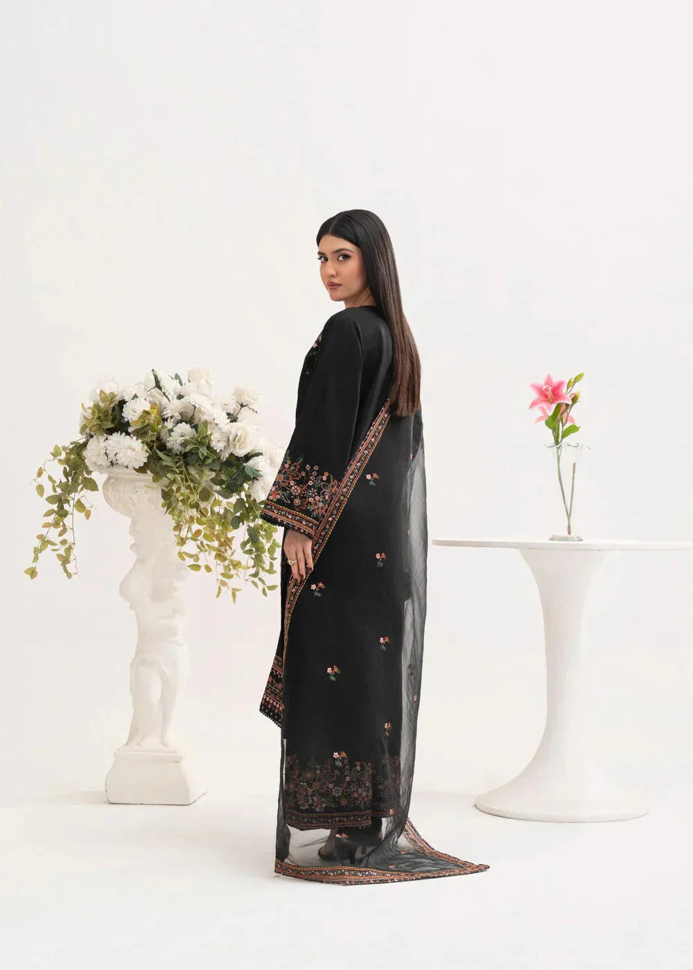 HAREEM EMBROIDERED 3PCS royal lifestyle collections