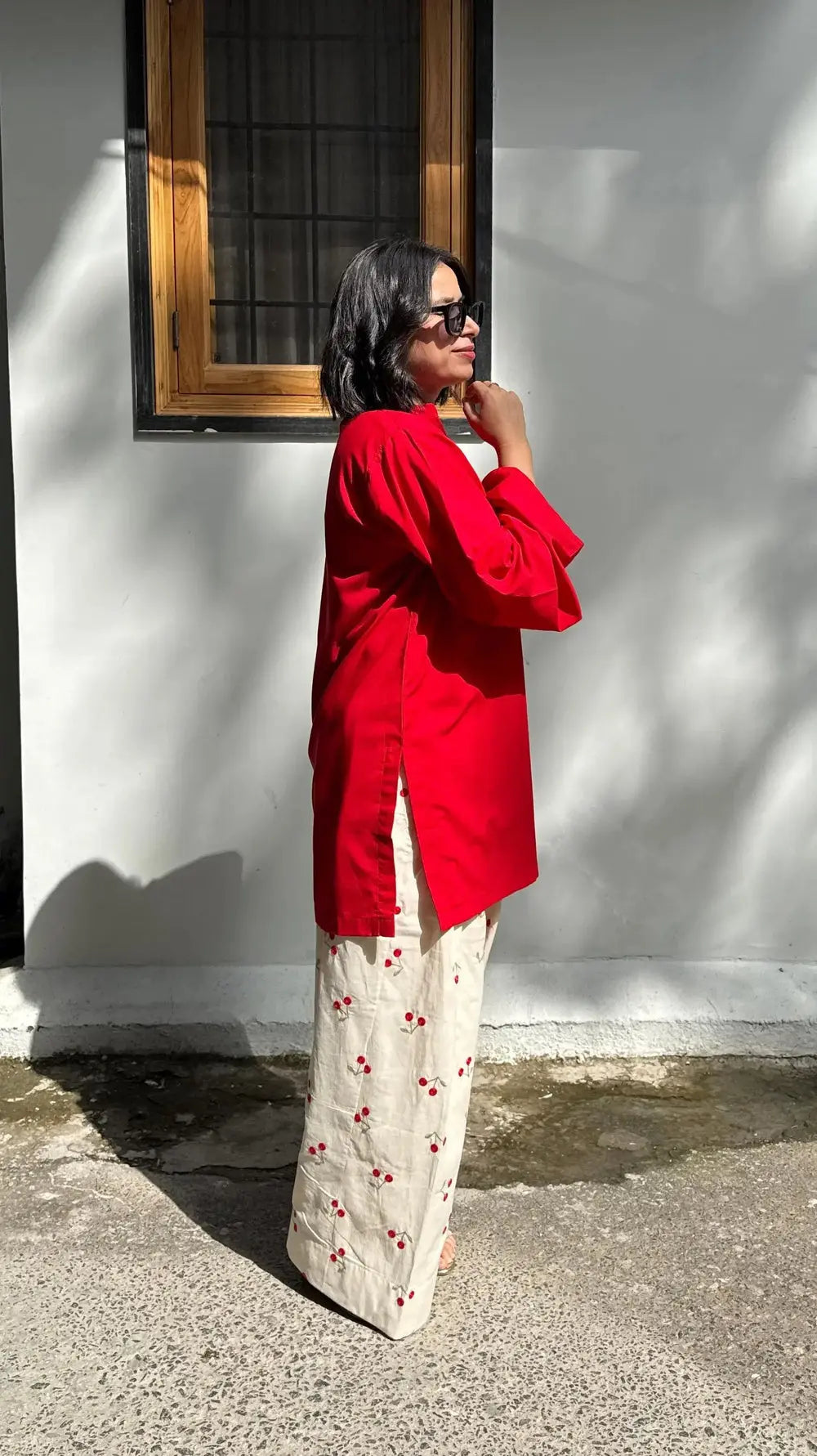 Cherry 2PC FARSHI SHALWAR royal lifestyle collections