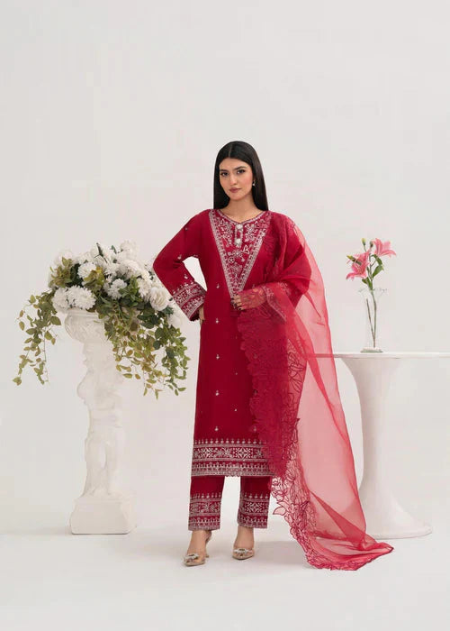 Royal Alley Embroidered 3pcs Royal Lifestyle Collections