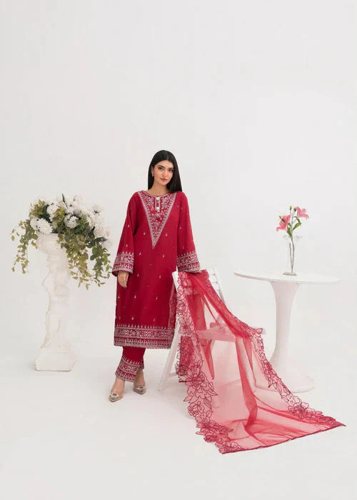 Royal Alley Embroidered 3pcs Royal Lifestyle Collections