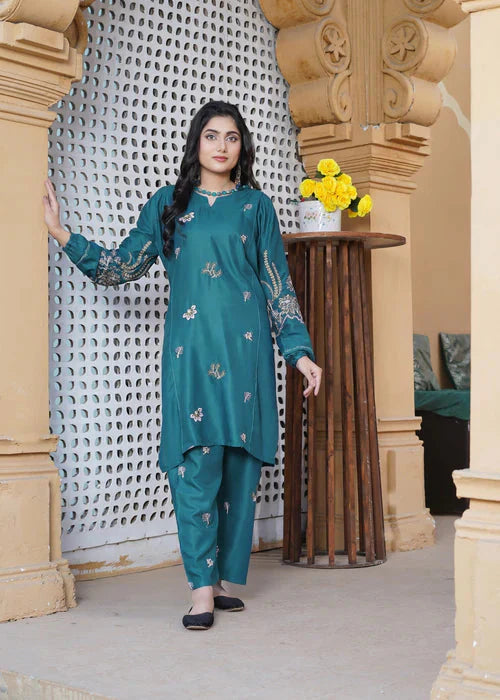 Royal Amiya Embroidered 2pcs Zink Royal Lifestyle Collections