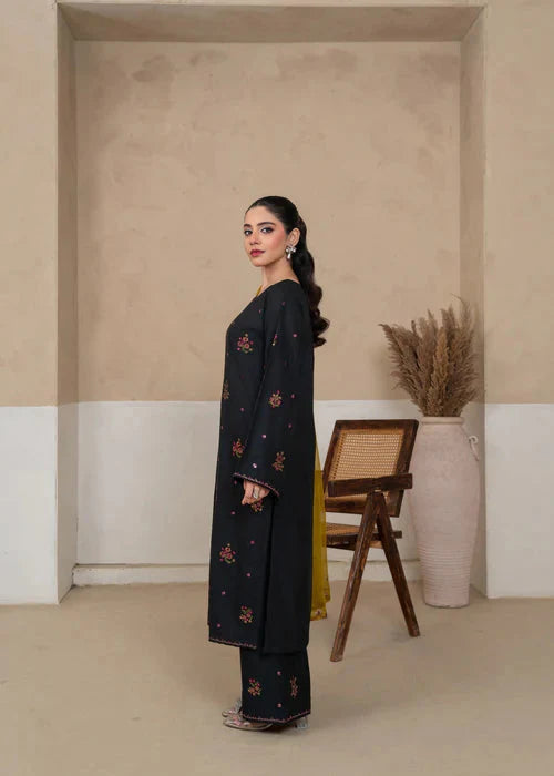 Royal Olive Embroidered 3pcs Royal Lifestyle Collections