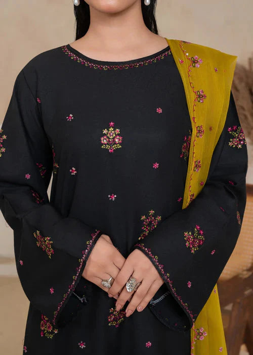 Royal Olive Embroidered 3pcs Royal Lifestyle Collections