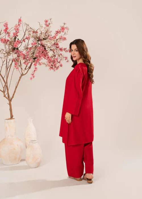 Royal Peplum Red 2PC royal lifestyle collections