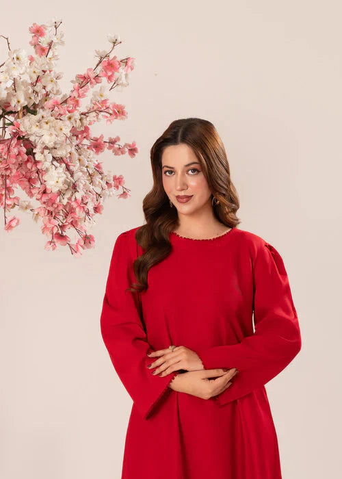 Royal Peplum Red 2PC royal lifestyle collections
