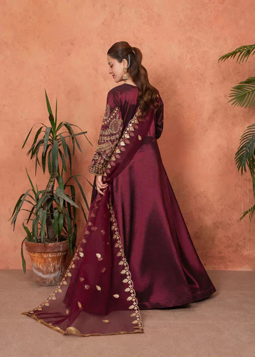 Royal Zuri Maroon Premium 3PC royal lifestyle collections
