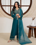 royal jazmain embroided 3pcs (zink) royal lifestyle collections